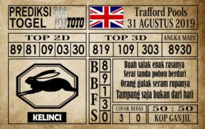 Prediksi Trafford Pools 31 Agustus 2019