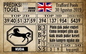 Prediksi Trafford Pools 30 Agustus 2019
