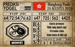 Prediksi Hongkong Pools 24 Agustus 2019