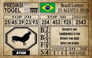 Prediksi Brazil Lottery 25 Agustus 2019