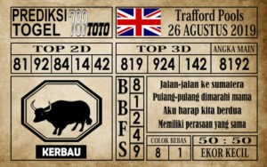 Prediksi Trafford Pools 26 Agustus 2019