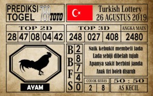 Prediksi Turkish Lottery 26 Agustus 2019