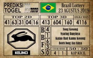 Prediksi Brazil Lottery 23 Agustus 2019