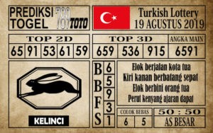 Prediksi Turkish Lottery 19 Agustus 2019