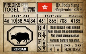 Prediksi Hongkong Siang 14 September 2019
