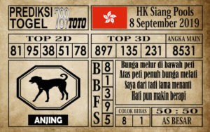 Prediksi Hongkong Siang 08 September 2019