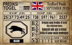 Prediksi Trafford Pools 1 September 2019
