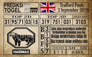 Prediksi Trafford Pools 3 September 2019