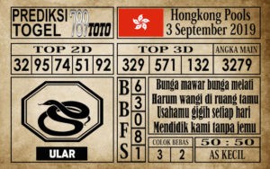 Prediksi Hongkong Pools 3 September 2019