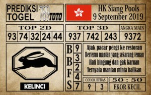Prediksi Hongkong Siang 09 September 2019