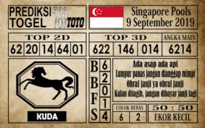 Prediksi Singapore Pools 09 September 2019