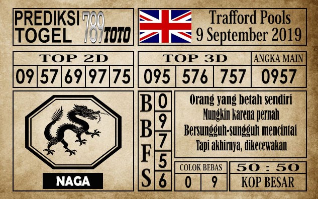 Prediksi Trafford Pools 09 September 2019