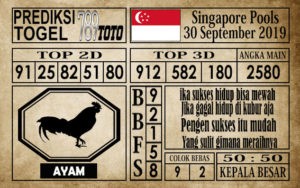 Prediksi Singapore Pools 30 September 2019