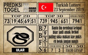 Prediksi Turkish Lottery 23 September 2019