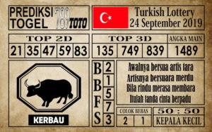 Prediksi Turkish Lottery 24 September 2019
