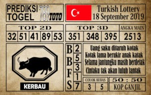 Prediksi Turkish Lottery 18 September 2019