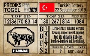 Prediksi Turkish Lottery 22 September 2019
