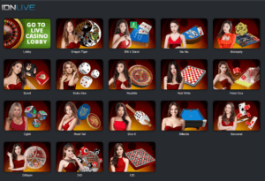 IDNLIVE GAMES LIVE CASINO ONLINE