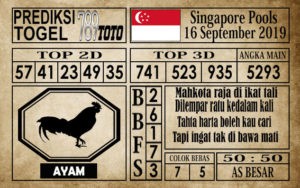 Prediksi Singapore Pools 16 September 2019