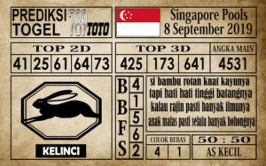 Prediksi Singapore Pools 8 September 2019