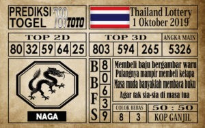thai29 Prediksi Thailand Lottery 1 Oktober 2019