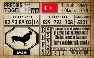 tk1 Prediksi Turkish Lottery 01 Oktober 2019