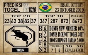 BRAZIL-23 Prediksi Brazil Lottery 23 Oktober 2019