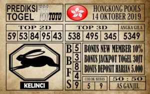 HK14 Prediksi Hongkong Pools 14 Oktober 2019 789TOTO