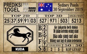 Prediksi Sydney Pools 30 Oktober 2019