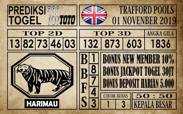 Prediksi Trafford Pools 01 November 2019
