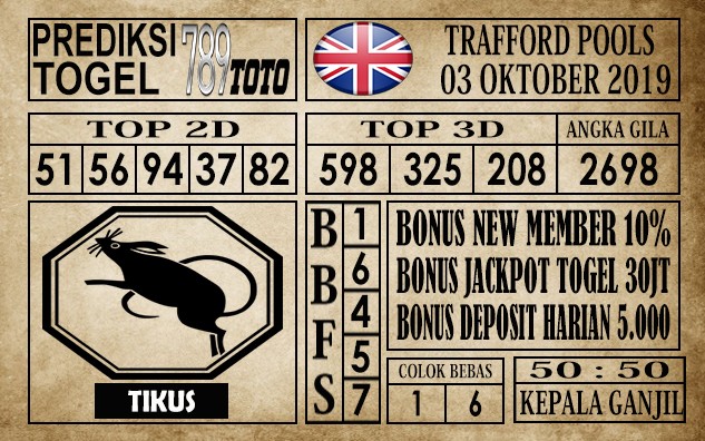 Prediksi Trafford Pools 03 Oktober 2019