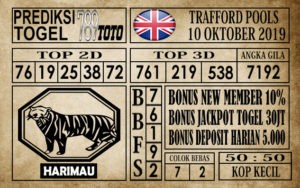 T10 Prediksi Trafford Pools 10 Oktober 2019