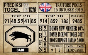T15 Prediksi Trafford Pools 15 Oktober 2019