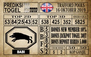 T16 Prediksi Trafford Pools 16 Oktober 2019
