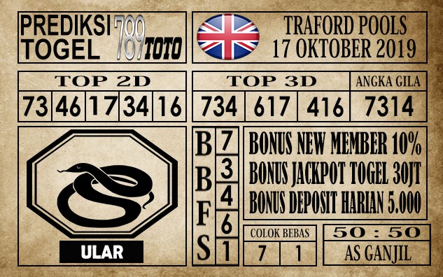 Prediksi Trafford Pools 17 Oktober 2019