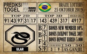 bra-25 (1) Prediksi Brazil Lottery 25 Oktober 2019