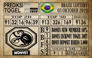 Prediksi Brazil Lottery 03 Oktober 2019