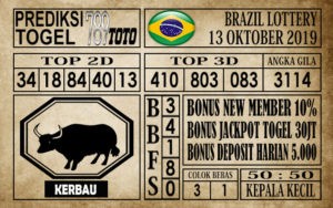 Prediksi Brazil Lottery 13 Oktober 2019