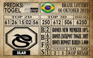 Prediksi Brazil Lottery 06 Oktober 2019