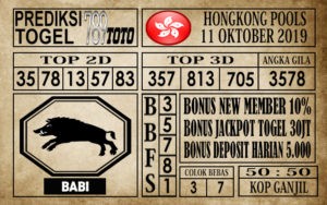 hk11 Prediksi Hongkong Pools 11 Oktober 2019
