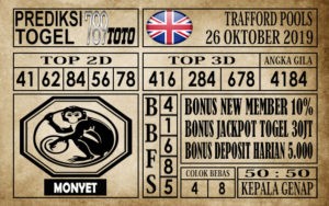 Prediksi Trafford Pools 26 Oktober 2019