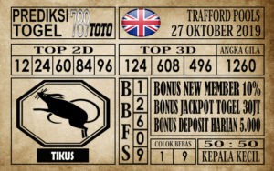 Prediksi Trafford Pools 27 Oktober 2019