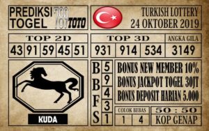 Prediksi Turkish Lottery 24 Oktober 2019