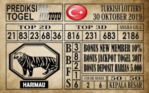 Prediksi Turkish Lottery 30 Oktober 2019