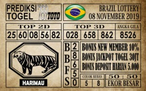 Brazil-08112019 Prediksi Brazil Lottery 08 November 2019