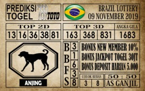 Brazil-09112019 Prediksi Brazil Lottery 09 November 2019