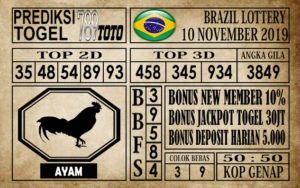 Brazil-10112019 Prediksi Brazil Lottery 10 November 2019