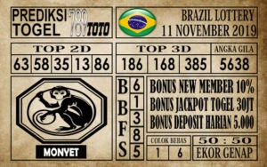 Brazil-11112019 Prediksi Brazil Lottery 11 November 2019