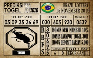 Brazil-15112019 Prediksi Brazil Lottery 15 November 2019