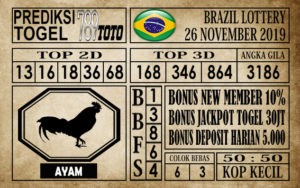Prediksi Brazil Lottery 26 November 2019